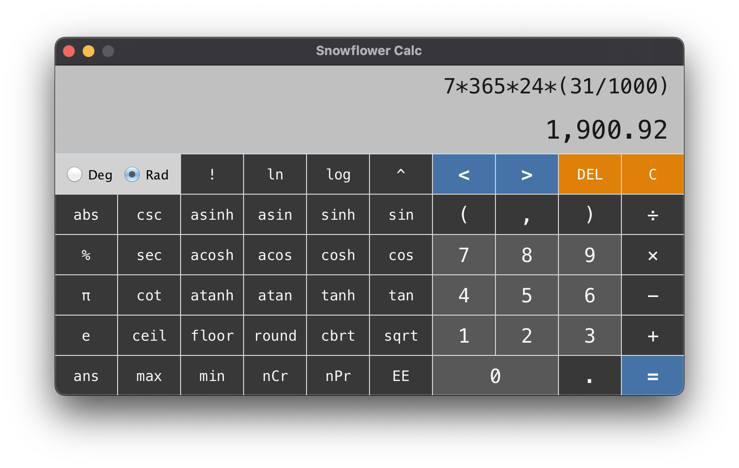 snowflower calc